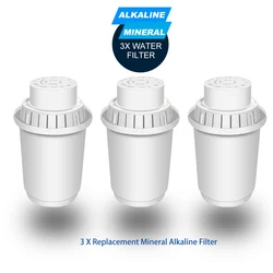 ALTHY-ionizador de filtro de agua alcalina Mineral, jarra de agua de 3,5 l, sistema de filtración purificador, alcalino de pH