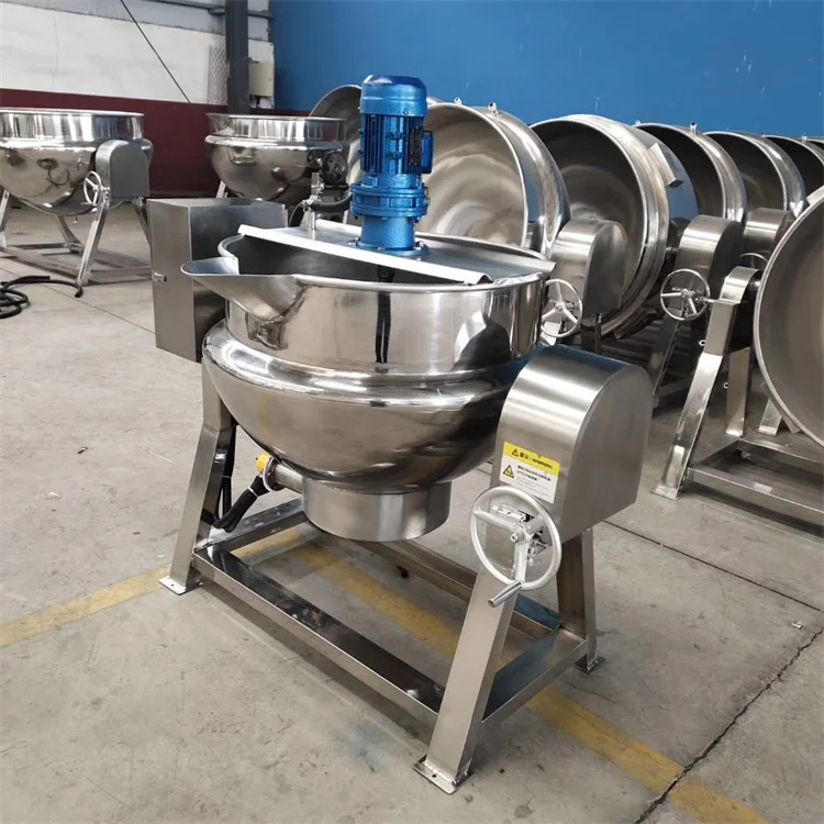 50L pequeño negocio de cocina máquina hervidora de Gas Cocina eléctrica de la máquina mezcladora