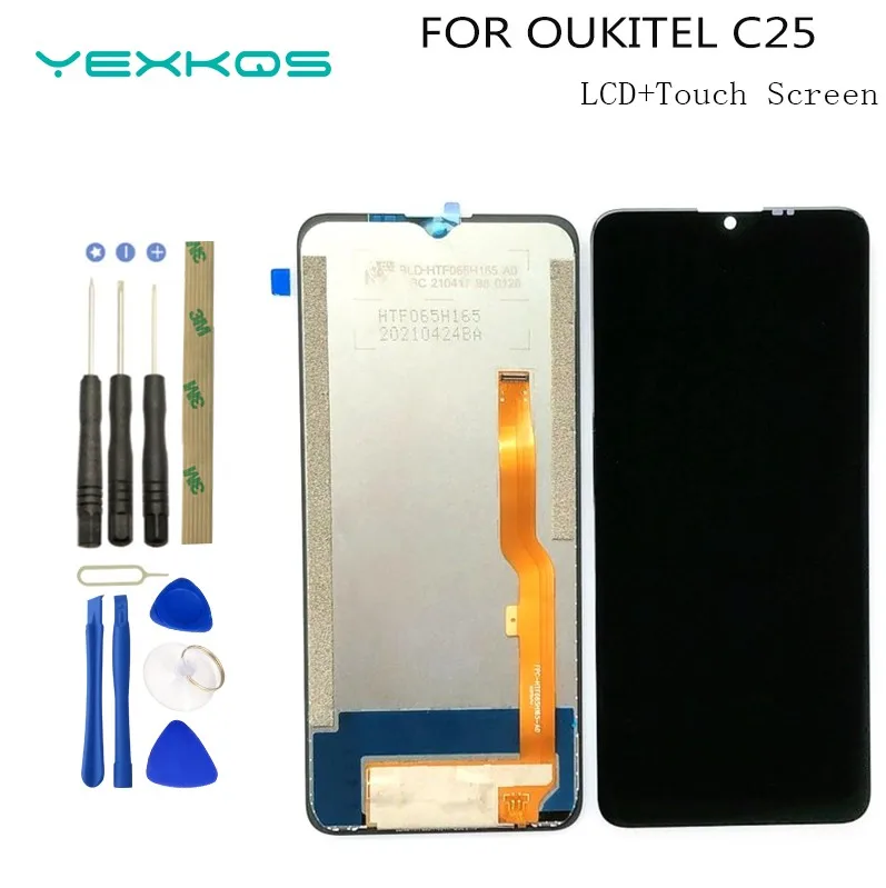 

6.52 inch OUKITEL C25 LCD Display+Touch Screen Digitizer Assembly 100%Original LCD+Touch Digitizer for OUKITEL C25 Replacement