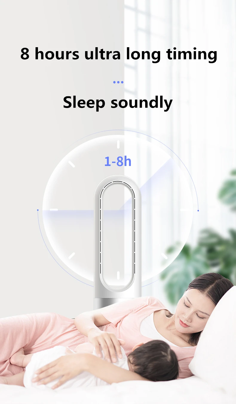 110V / 220V 18 zoll Mini Haushalt Blatt Weniger Elektrische Fan Fernbedienung Timing funktion, stand Fan вентилятор напольный – Detail 9
