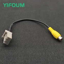 YIFOUM 12Pin Original Video Input Switch Reverse Camera RCA Adapter Cable For Honda Inspire Accord 10th 2017 2018