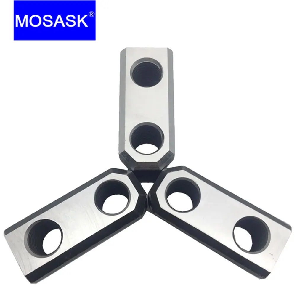 MOSASK SBT 5 6 8 12 CNC Lathe Chuck Jaws Inch Internal Hole Machining Holder Boring Cutting Tool Hollow T Nut Block