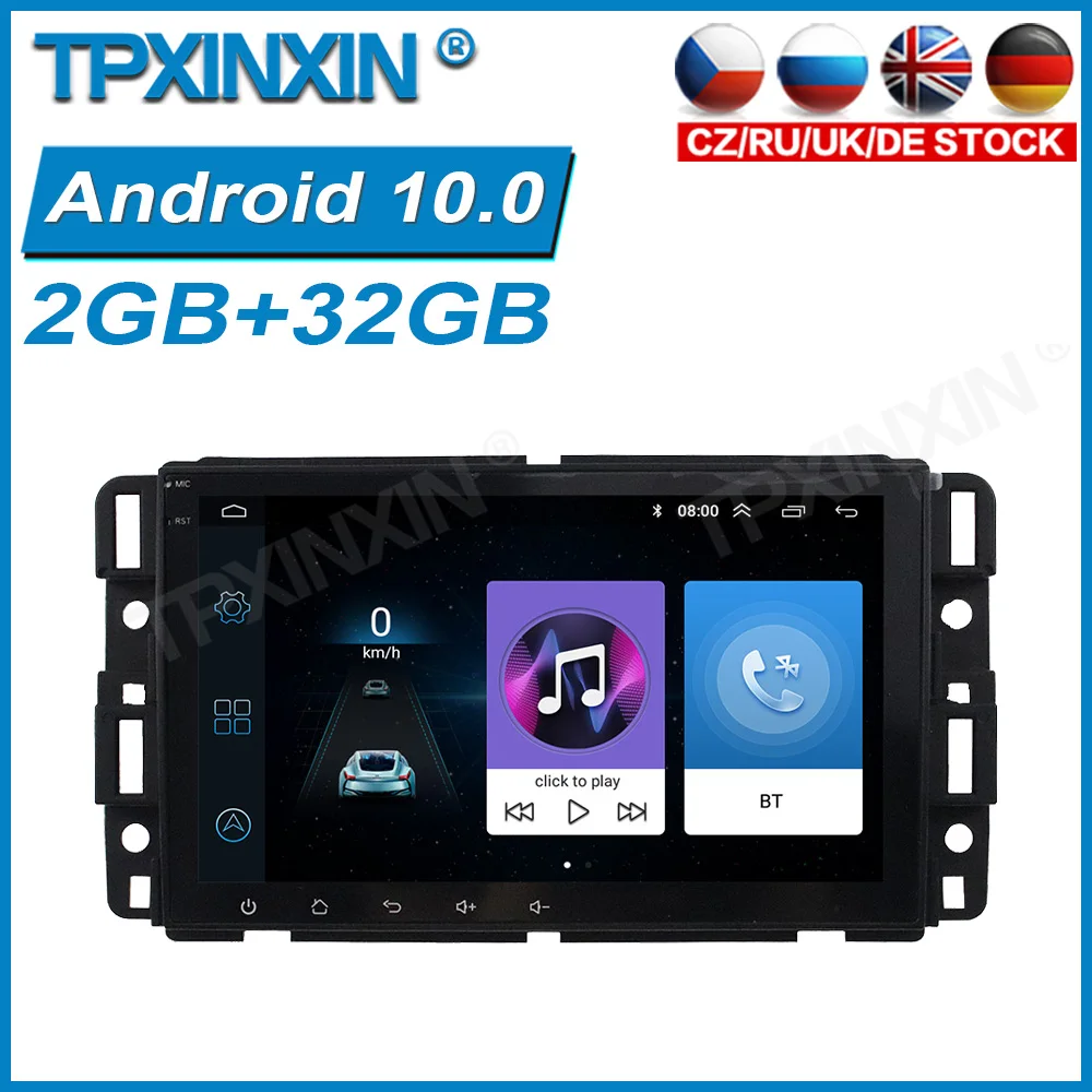 6G+128G For GMC Yukon Tahoe 2007-2012 Android Car Radio GPS Navigation Auto Stereo Radio Tape Recorder Multimedia Head Unit DSP