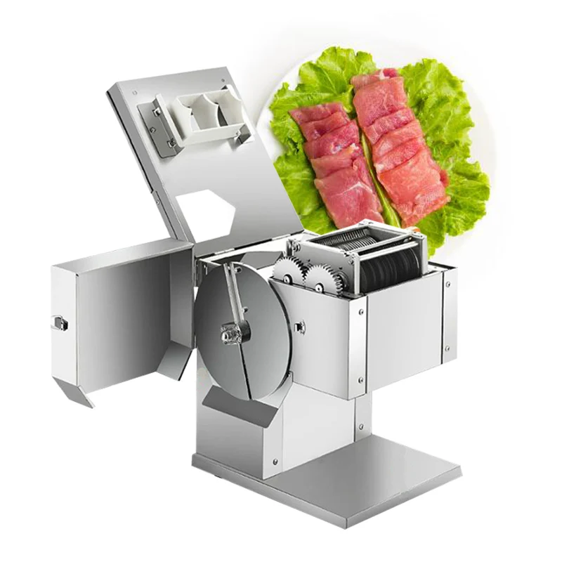 Electric Meat Slicer Commercial Multi-Function Integrated Automatic Vegetable Slicer Potato Meat Slicer Shredded Meat machine