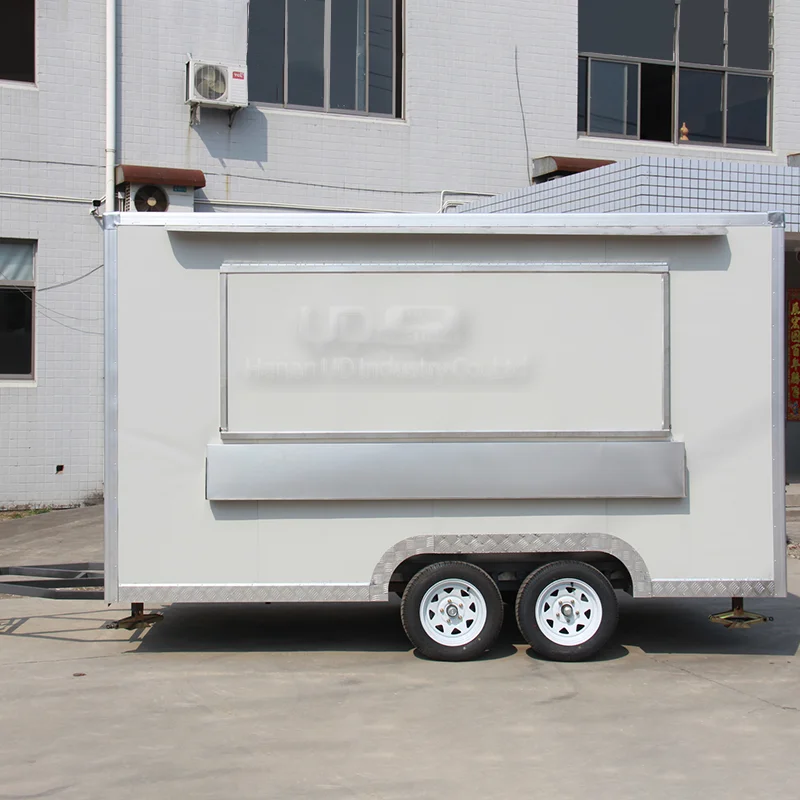 工場デザイン高速食品トレーラーモバイルキッチンアイスクリームホットドッグカート食品トラックカスタム