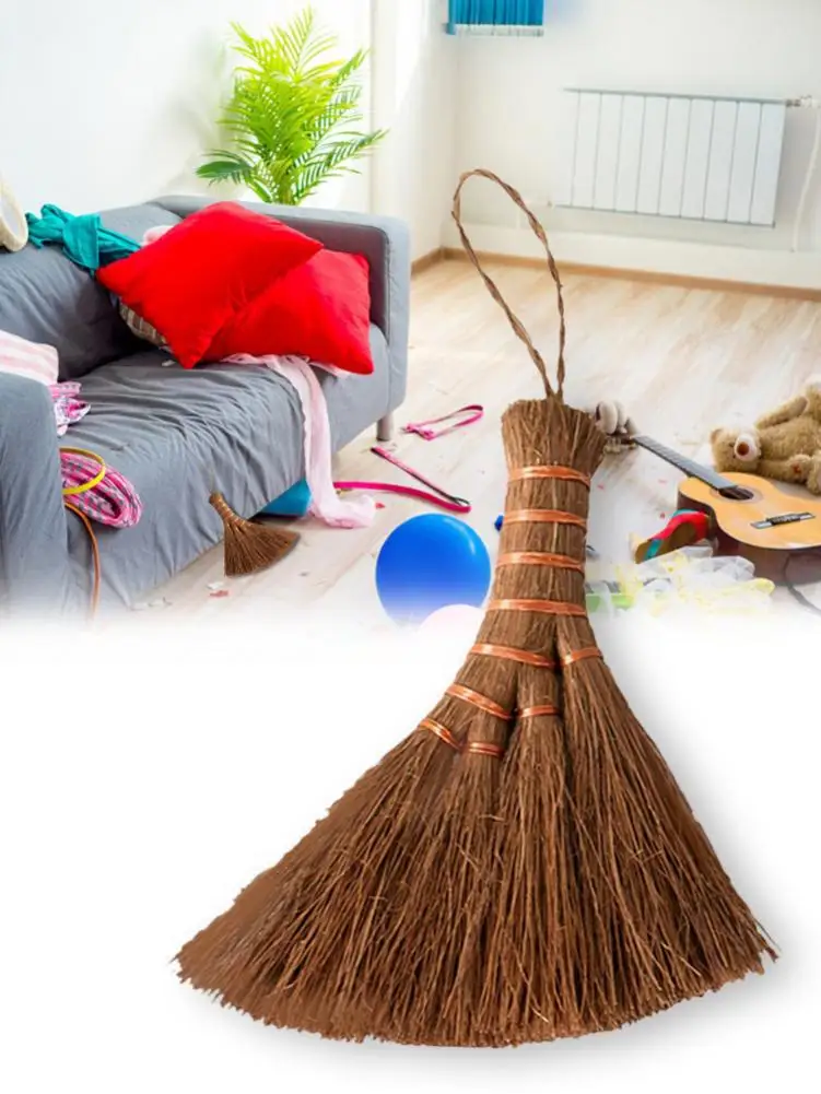 Multifunctional Whisk Brush Sturdy Hand Brush For Home Car Use Brown Mini Broom Easily Cleans Car Mats And Table Dinner