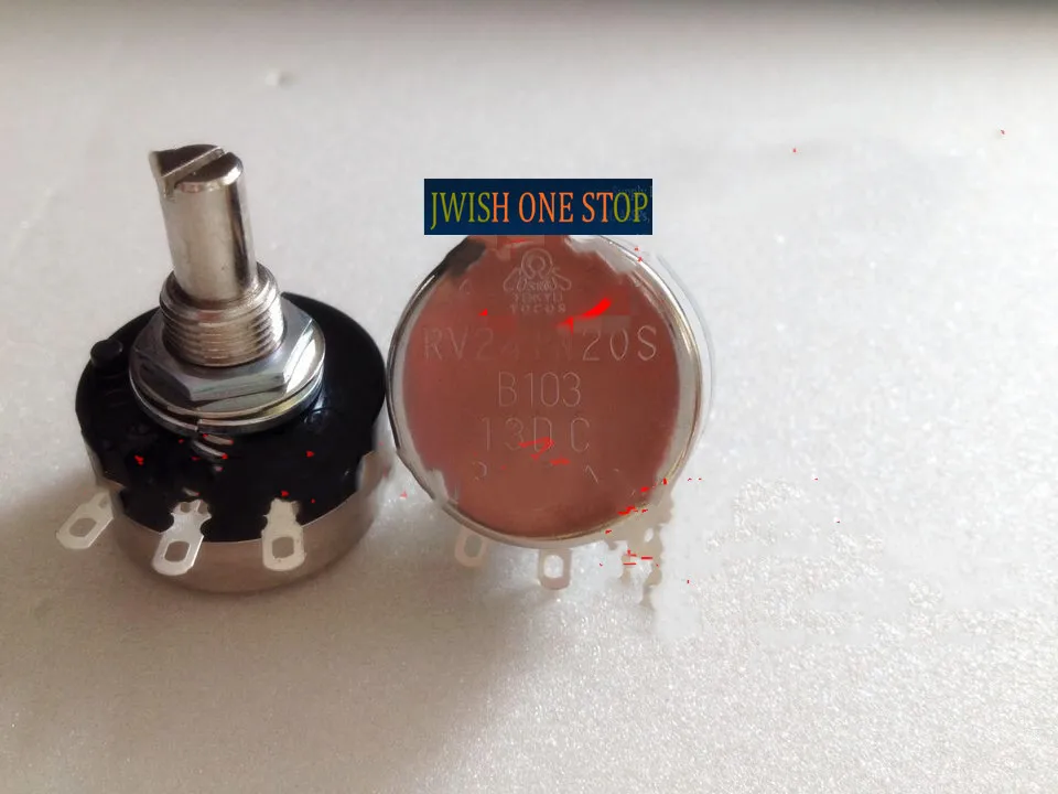 Single-turn potentiometer RV24YN20S B101 B201 B501 B203