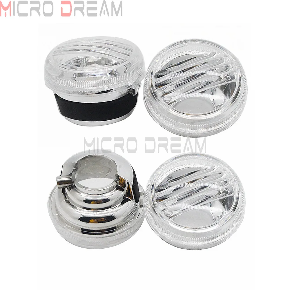 4pcs Clear Turn Signals Lense for Suzuki Boulevard M109R C109R C1800R M50 C90 Front & Rear Indicator Lens Cover Replacement