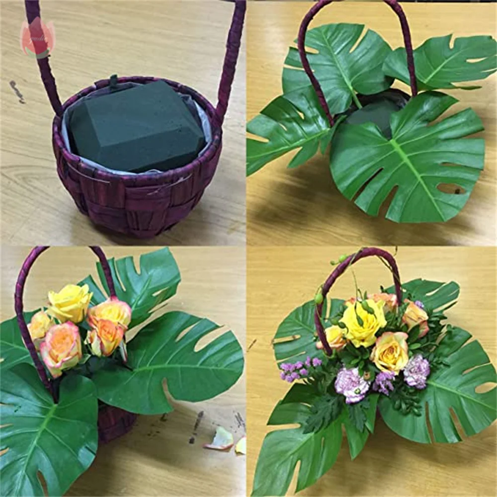 1Pc Foam Flower Arrangement Block Home Decor DIY Flower Holder Wedding Decoration Foam Mud Floral Flower Wreath Accessories