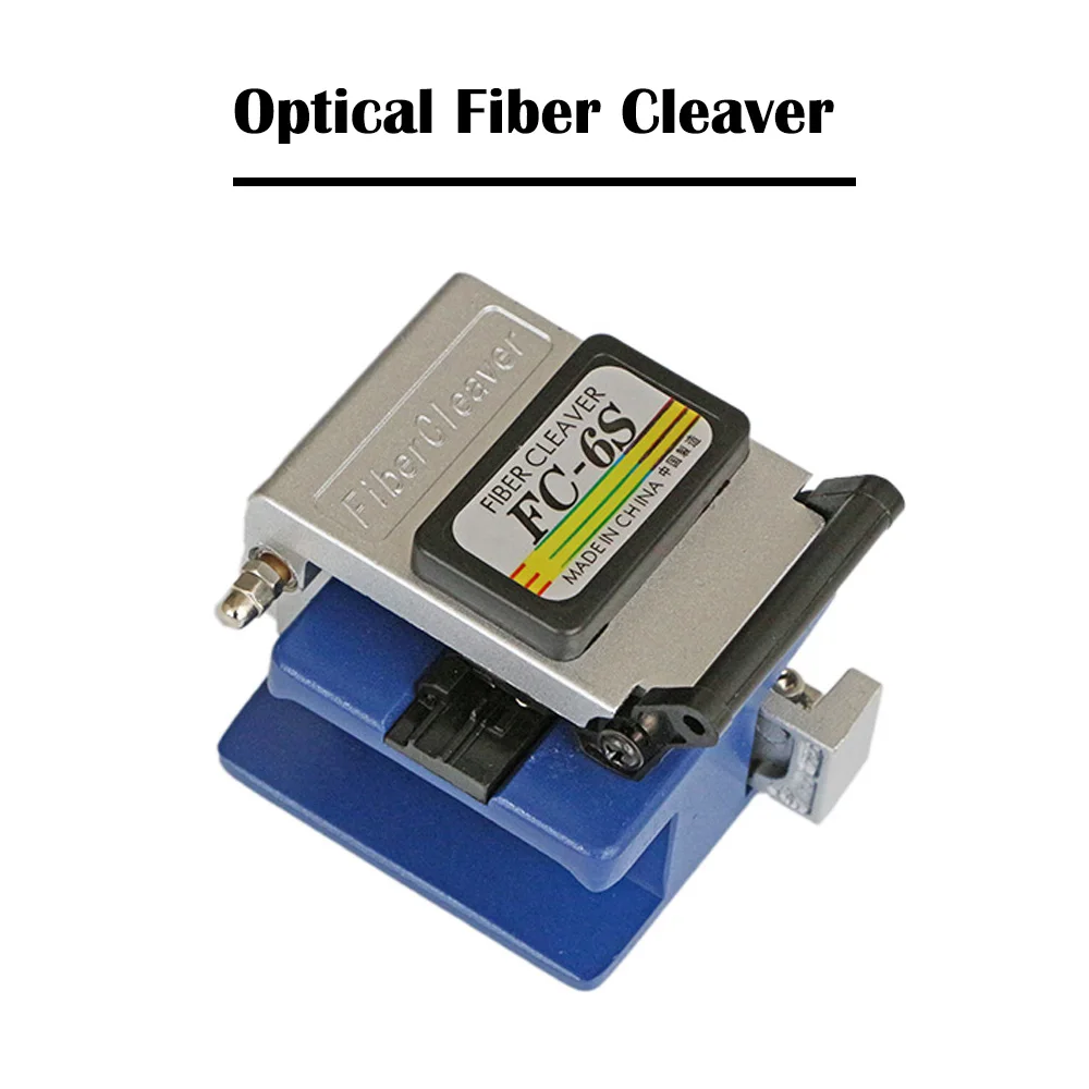 ALLSTRONG Fiber Cleaver FC-6S High-Precision Automatic Return for Cold Connection Cut Stripper FTTH Optical Tool