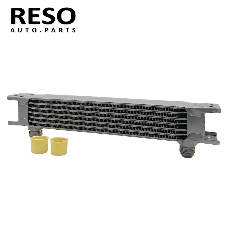 RESO-7 rows AN-10 New style Silver/Black Aluminum Universal Engine transmission oil cooler