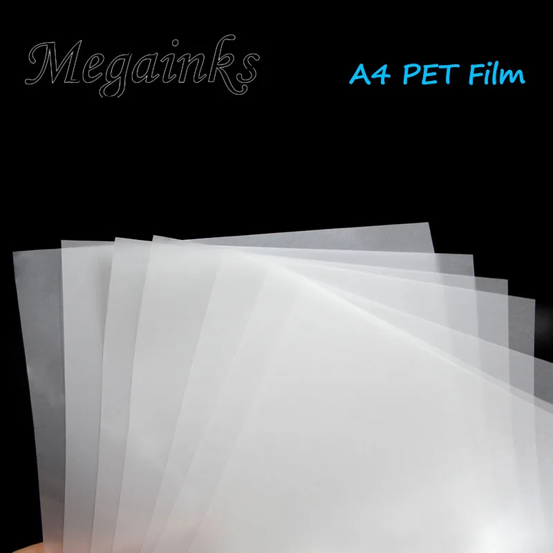 100PC A4 Textile T-Shirt Printing Hot Peel DTF PET Transfer Film For Epson L1800 L805 1390DTF Printer