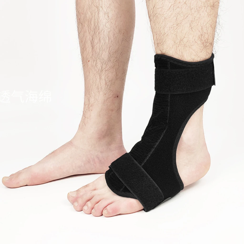 Adjustable Foot Drop Brace Ankle Support Strap Stroke Sports Injury Splint Foot Drop Support Ankle Brace Orthosis Strap