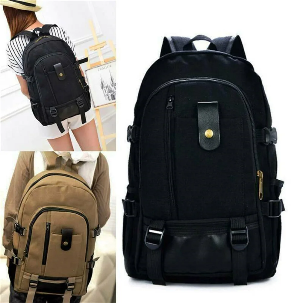 Travel Backpack Men Tactical Militari Mountaineering Bag Men Canvas Large Capacity Backpacks Outdoor Camping Bag Computer Bag