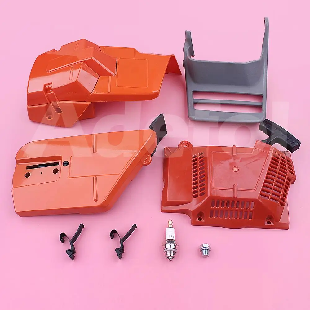 اسطوانة كفن سلسلة غطاء الفرامل كاتب مقبض عدة ل Husqvarna 372 365 362 371 بالمنشار ث فلتر الهواء حامل نكص Starer