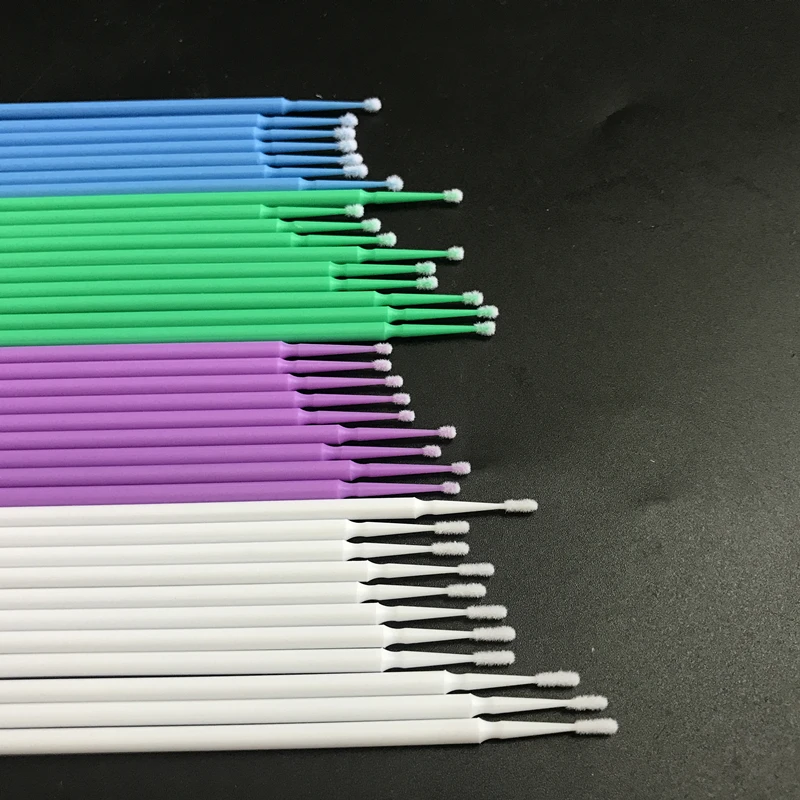 

400pcs/set Dental Disposable Micro Applicator Brush Bendable 1.2/1.5/2.0/2.5mm Mixed