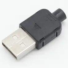 10 DIY USB 2.0 A Male Connectors Sets #2