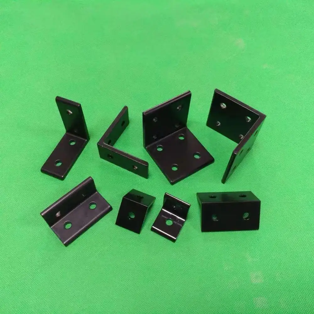 4 Holes 90 Degree Bracket Fastener 2020 2040 2550 3030 3060 4040 4080 4545 4590 Angle Connector Aluminum Profile Accessories