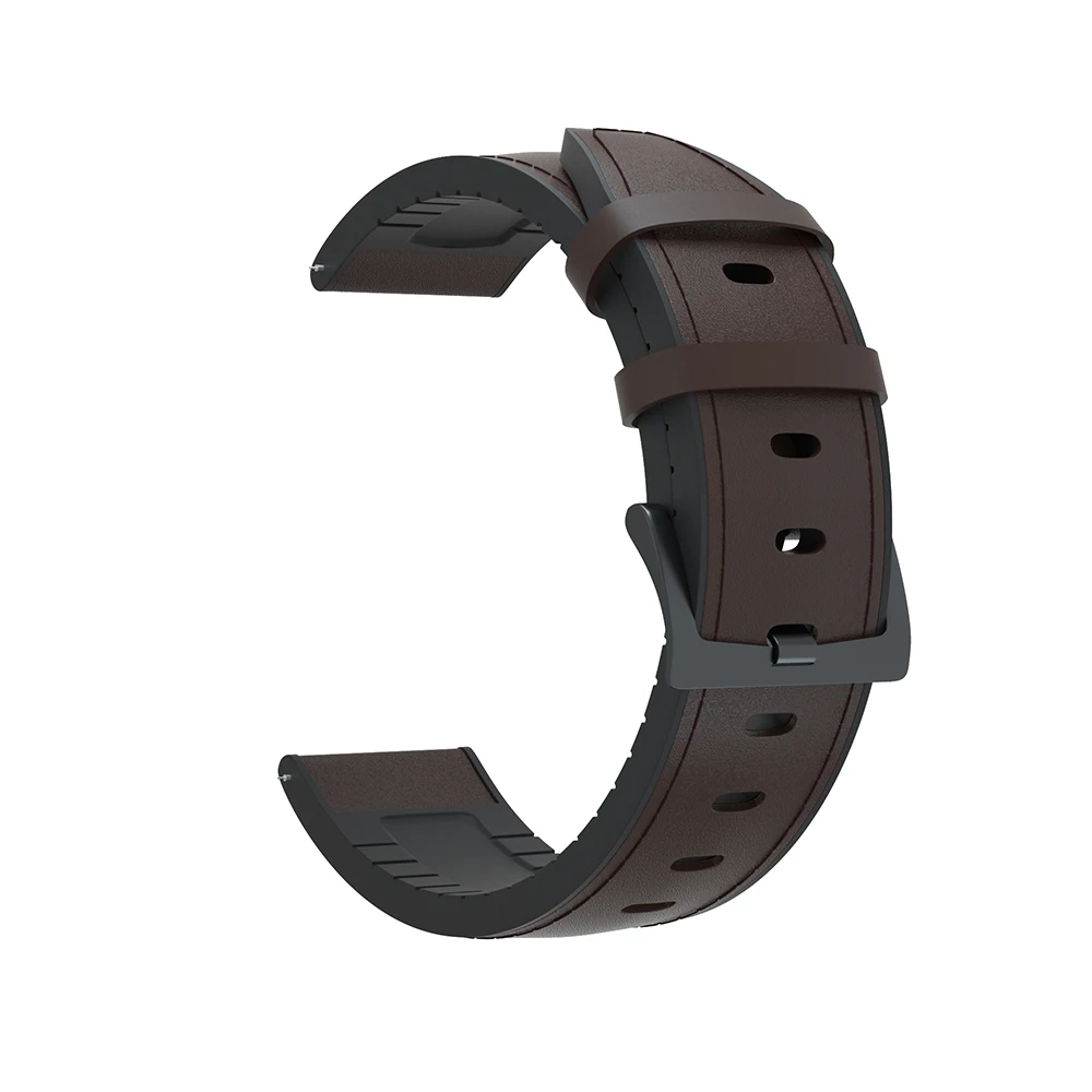 20mm 22mm silikon leder armband für huami amazfit gtr 42mm 47mm gtr 4/3/2 ersatz armband für huawei uhr gt 2 gt3