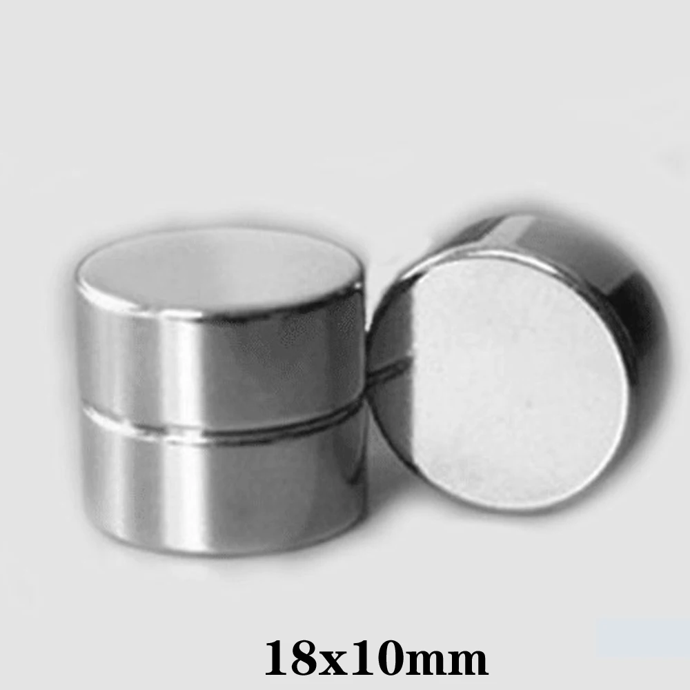 

2/5/10/15/20pcs 18x10 Round Neodymium Magnets 18x10mm N35 Magnet 18*10 Thick Strong Cylinder Rare Earth Magnetic 18mmx10mm