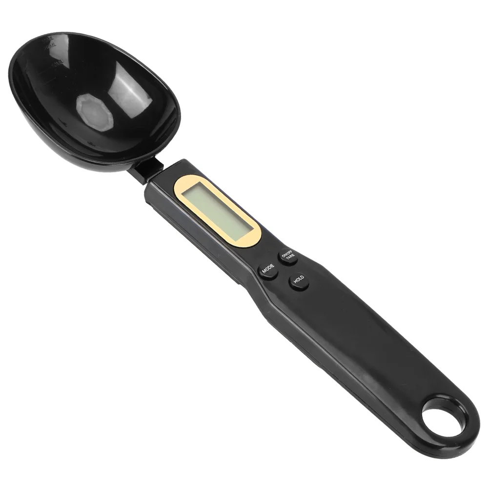 Electronic Spoon LCD Digital Useful Measuring Spoon Coffee Milk Tea Sugar Baking Spoon Kitchen Tools Food Thickening 500g/0.1g