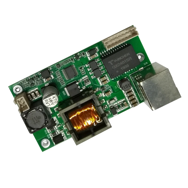 분배기는 표준 TI 솔루션에서 네트워크 포트 입력 PoE 모듈 12V 2.5A 30W 산업용 등급 제공