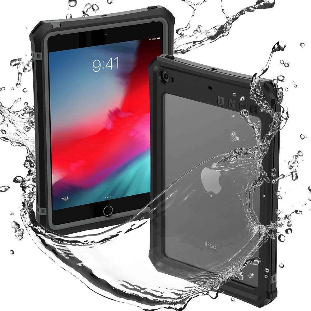 

IP68 Underwater Armor Case 360 Full Protection Waterproof Rugged Case for iPad Mini 4 Mini 5 Shockproof Defender Case Cover