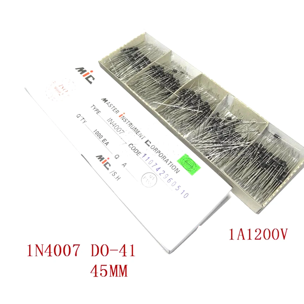 100PCS 1N4007 DO-41… - image