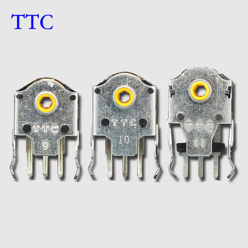 Free Shipping 2Pcs Original Highly Accurate TTC Mouse Encoder 5.5mm/7mm/8mm/9mm/10mm/11mm/12.6mm/13mm Red Green Yellow Decoder