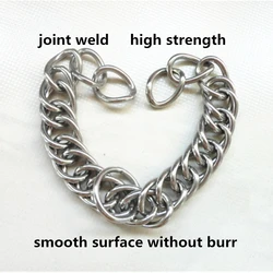 Edelstahl Kette Doppel Link Curb Kette Für Pferd Bits Pet 23cm