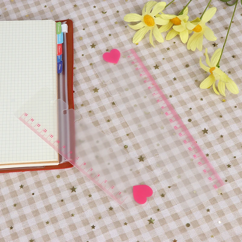 Righello A5 A6 Agenda in PVC per Agenda giornaliera a 6 fori per quaderno a spirale a fogli mobili