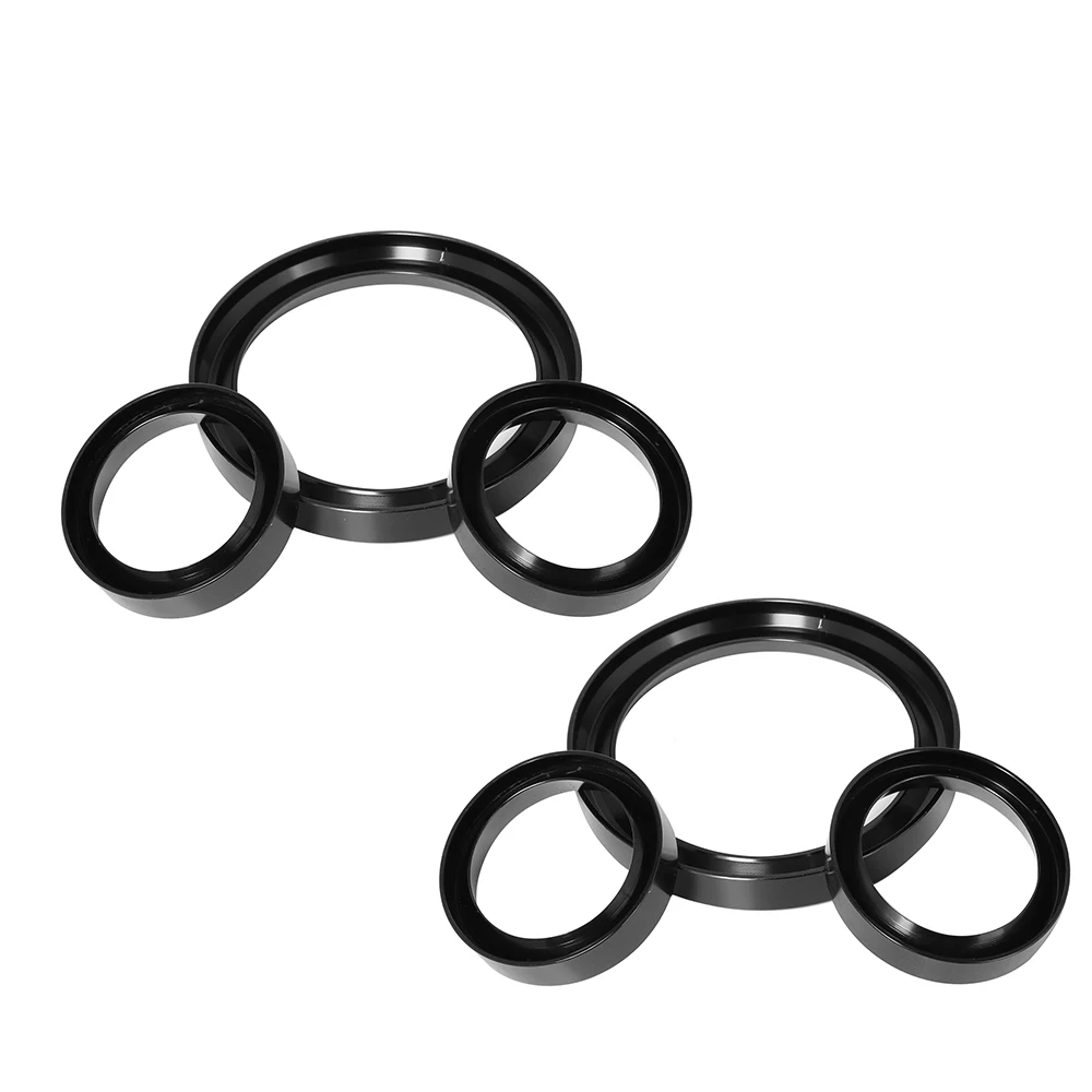 6PCS Motorcycle Speedometer Trim Ring Instrument Cover Burst Gauge Bezel Kits For Harley Touring Electra Street Road Glide 96-13