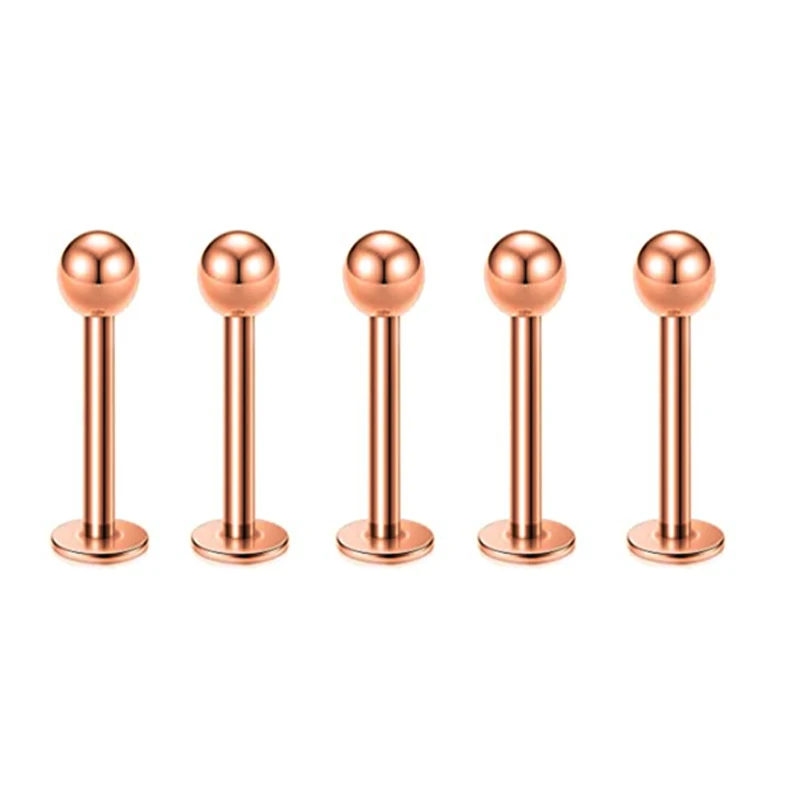 16g Lip Rings Labret Monroe Lip Rings Nail Tragus Helix Cartilage Earrings Studs Ring Medusa Piercing Jewelry Retainer 8mm Body