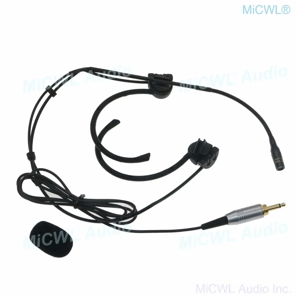 CS90 Zwart Cardioid Headset Microfoon 3.5mm Slot voor Draadloze BeltPack Zender PC Karaoke Podium Zingen Studio Opname