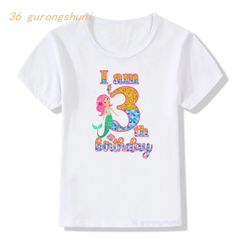 É meu 2 3 4 5 6 7 8 9 10 anos de idade th velho aniversário t camisa meninos t camisas crianças camiseta de manga curta camisetas para meninas-roupas para crianças roupas