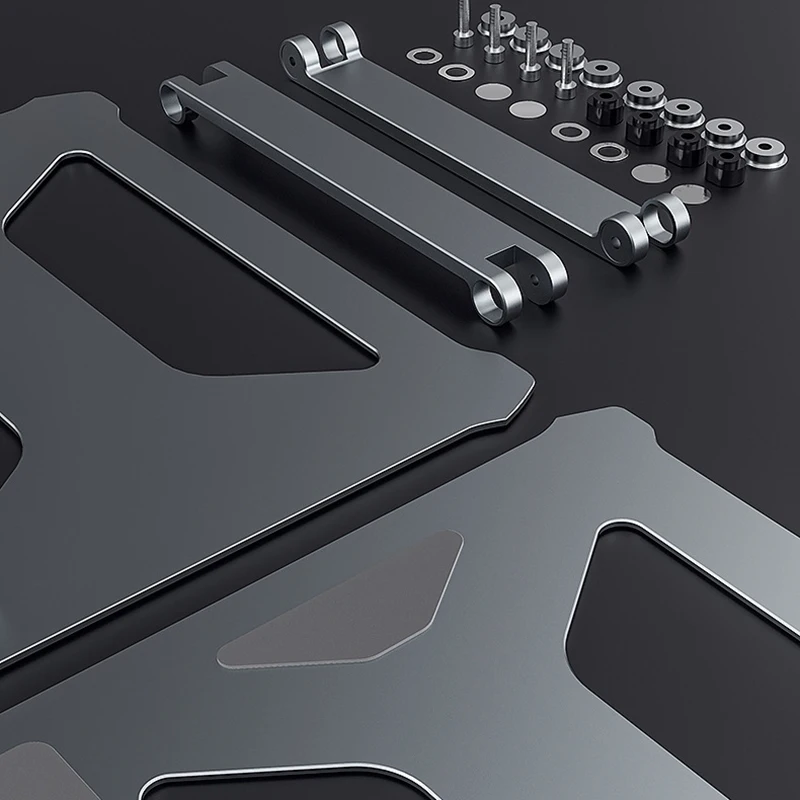 2020 New Portable Foldable Lifting Heat Dissipation Aluminum Alloy Notebook Computer Stand Universal Adjustable Storage Stand