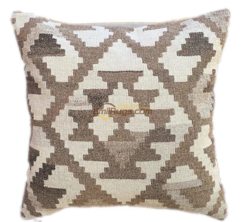 geometric pillow Kilim   Handmade Hand Made Wool Fancy  Home Decor