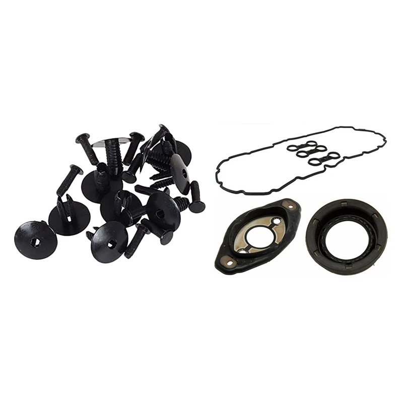 2 Set Car Accessories: 1 Set Fender with Fasteners Rivet Snaps Decorative Snaps & 1 Set Adjuster Gasket Oil Seal Gasket