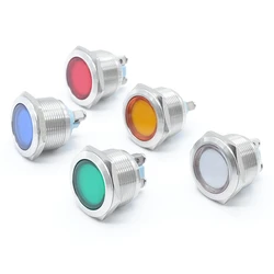 1pc 22mm Metal LED Warning Indicator Light Signal Pilot Lamp 3V5V12V24V110V220V Screw Terminal Piloto Led 24v Indicator Lights