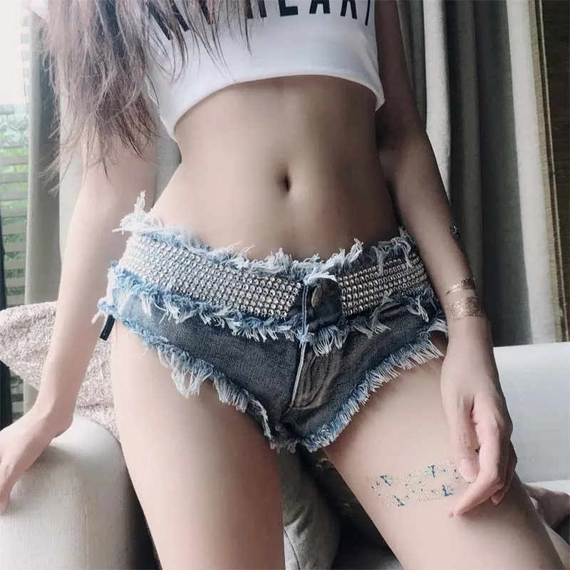 Shorts Women Denim Jeans Summer Sexy Low Waist Push Up Booty Shorts Vintage Club Mini Super Skinny Ladies harajuku shorts