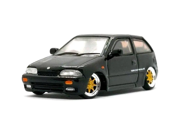 New BM 1/64 Suzukiki Swift GTi 1989 BMC Diecast Miniature Cars By BM Creations JUNIOR For Collection Gift