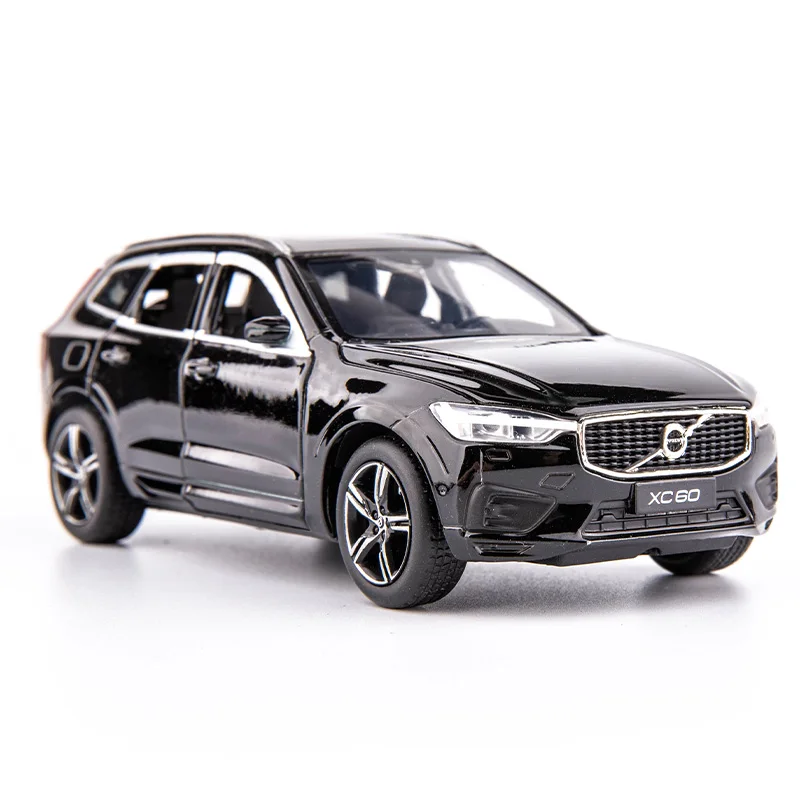 1:32 VOLVOS XC60 XC90 SUV Off-road Diecast Alloy Car Model Toy Cars Sound Light Pull Back Car Vehicle Children Toy Collection