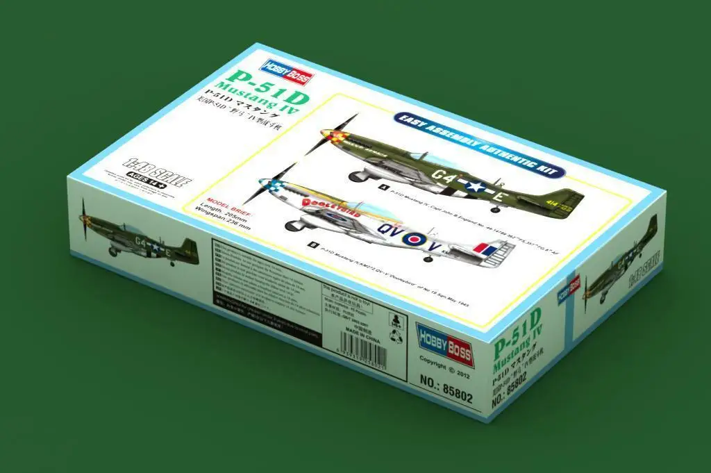 

Модель Hobbyboss 85802 1/48 P-51D Mustang IV