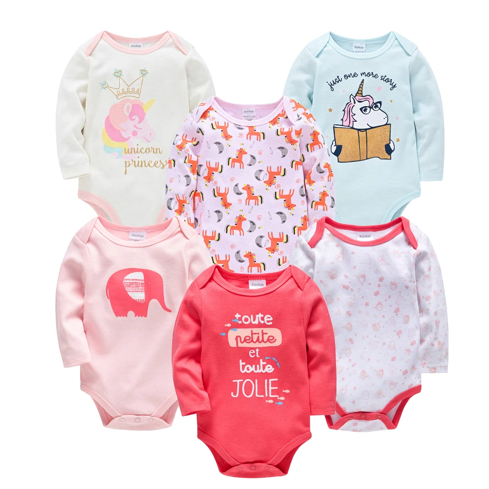 2023 Baby Bodysuit Long Sleeve Spring Autumn Girls Boys Clothes Body bebe Cartoon Printed 0-24 months Newborn Infant Outwear