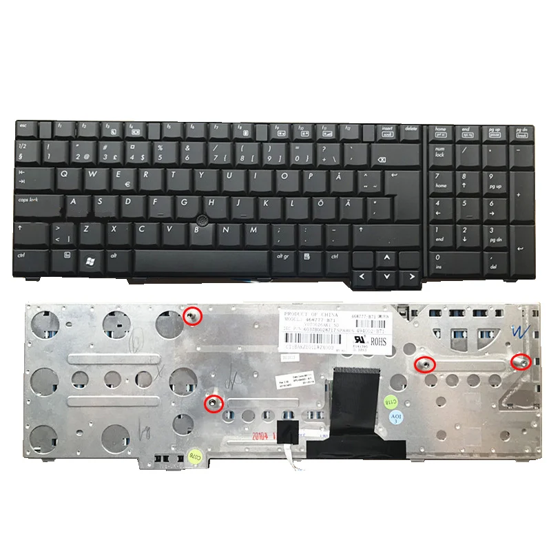 New Laptop Keyboard Stock For HP EliteBook 8730W 8730P 8730G