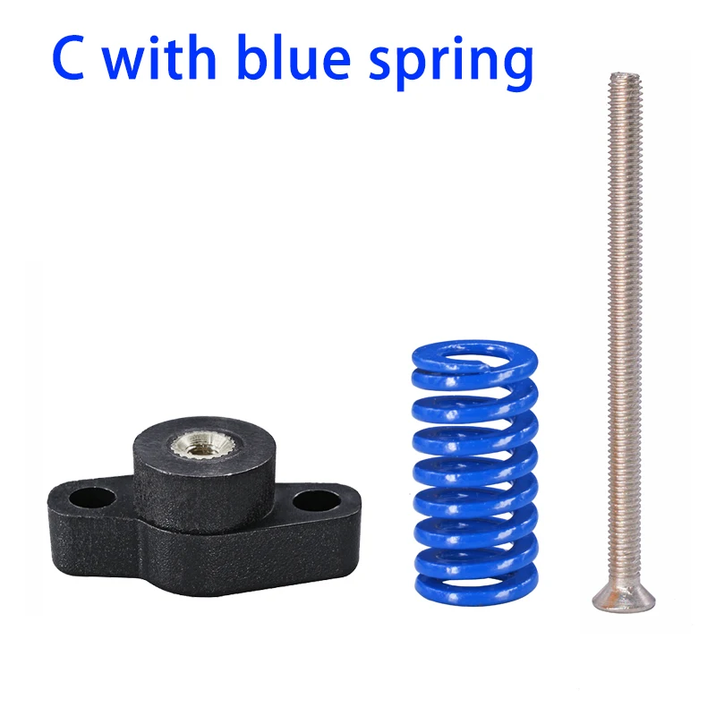 4PCS M3/M4 Wärme Bett Nivellierung Frühling Knopf Teile 3D Drucker Drucken Plattform Schraube Muttern Kalibrierung Zubehör – Detail 16