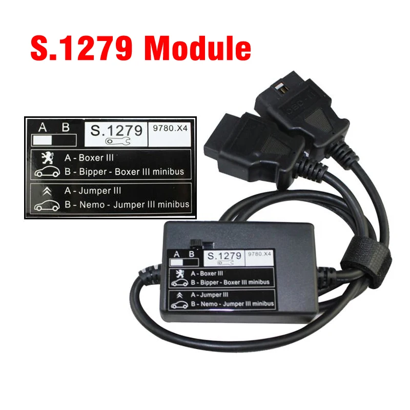 

S.1279 Module OBD2 Car Diagnostic Scanner For Lexia 3 PP2000 OBDII S1279 Cable For Lexia3 For Peugeot&Citroen Lexia-3