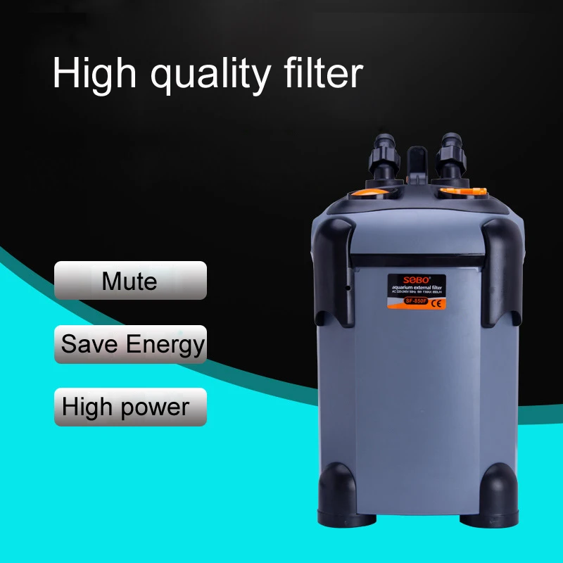 220v-240v Filter fish tank filter barrel three-in-one silent water purification circulating pump external filter cartridge