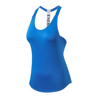 Quality 15% spandex Fitness Sports Yoga Shirt Quickly Dry Sleeveless Running Vest Workout Crop Top Female T-shirt