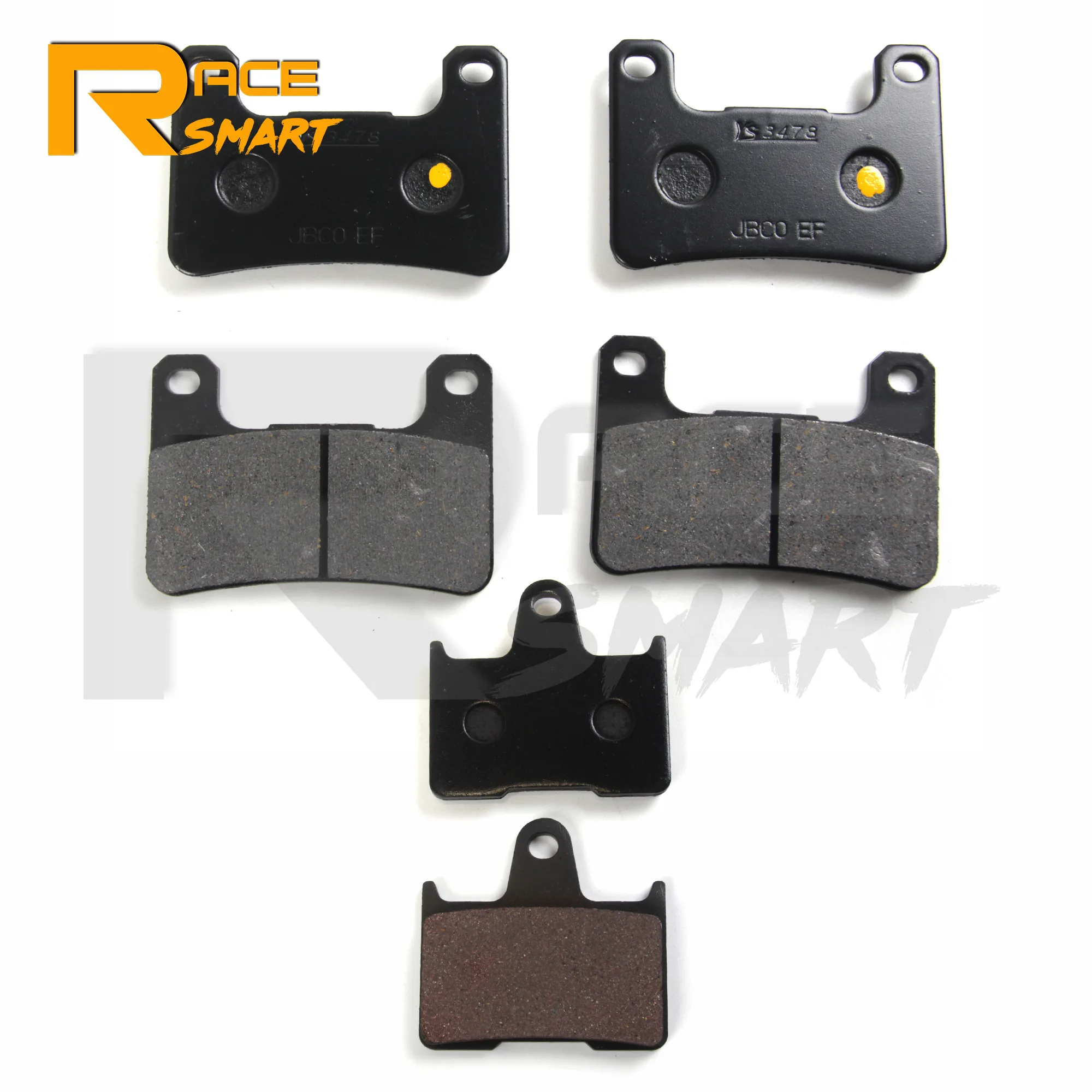 3 Pairs Motorcycle Front Rear Brake Disc Pads Pad For SUZUKI GSX-R600 GSX-R750 2004-2005 GSXR 600 750 GSXR600 GSXR750 04-05 GSXR